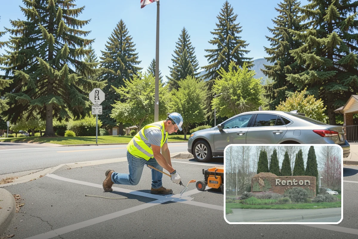 Roadside Brush Clearing in Renton, King County, WA - Reopens the recovery clear zone for roadway safety