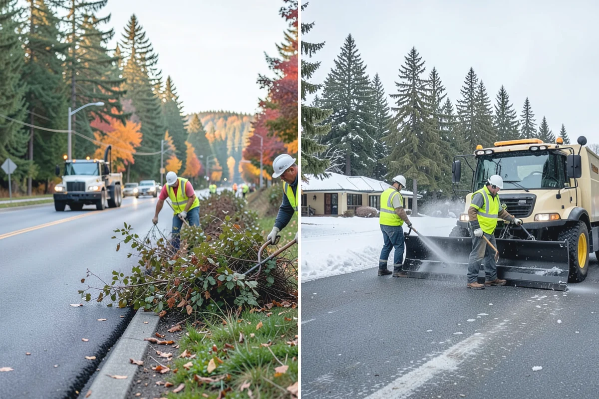 Roadside Brush Clearing in Renton, King County, WA - Survey the corridor to map brush density, invasives, and protected vegetation