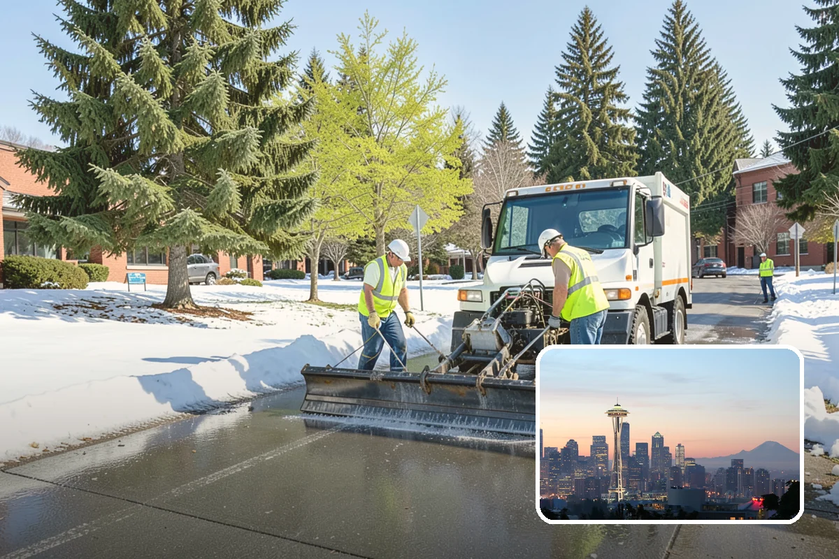 Roadside Brush Clearing in Seattle, King County, WA - Reopens the recovery clear zone for roadway safety