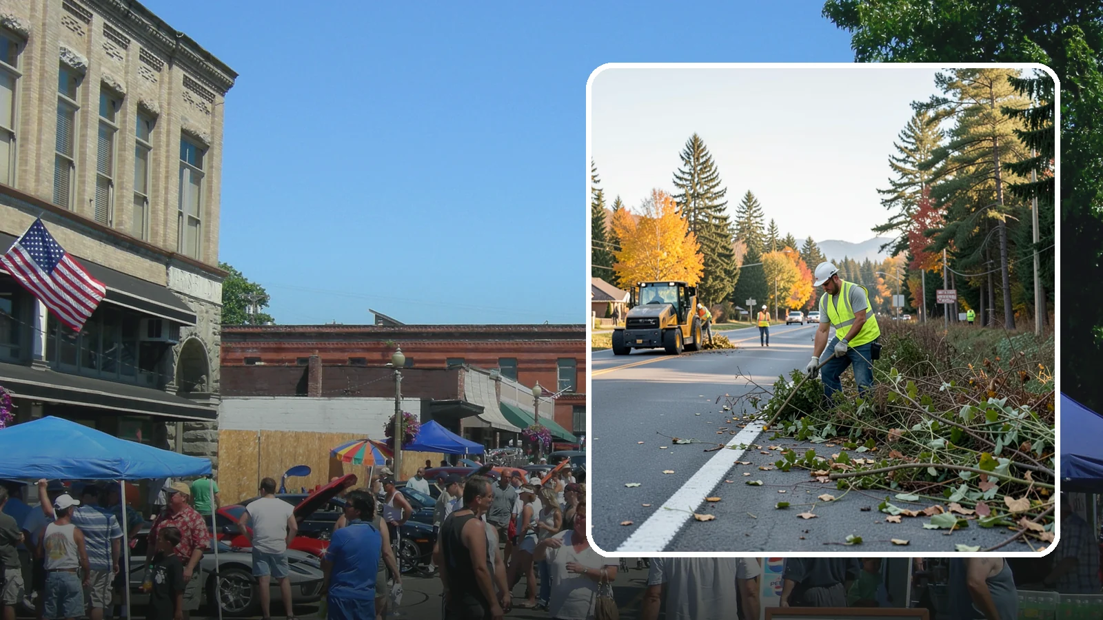 Roadside Brush Clearing in Snohomish, Snohomish County, WA - Mechanical and hand brush clearing that reclaims overgrown right-of-way width and restores clear zones along municipal roads.