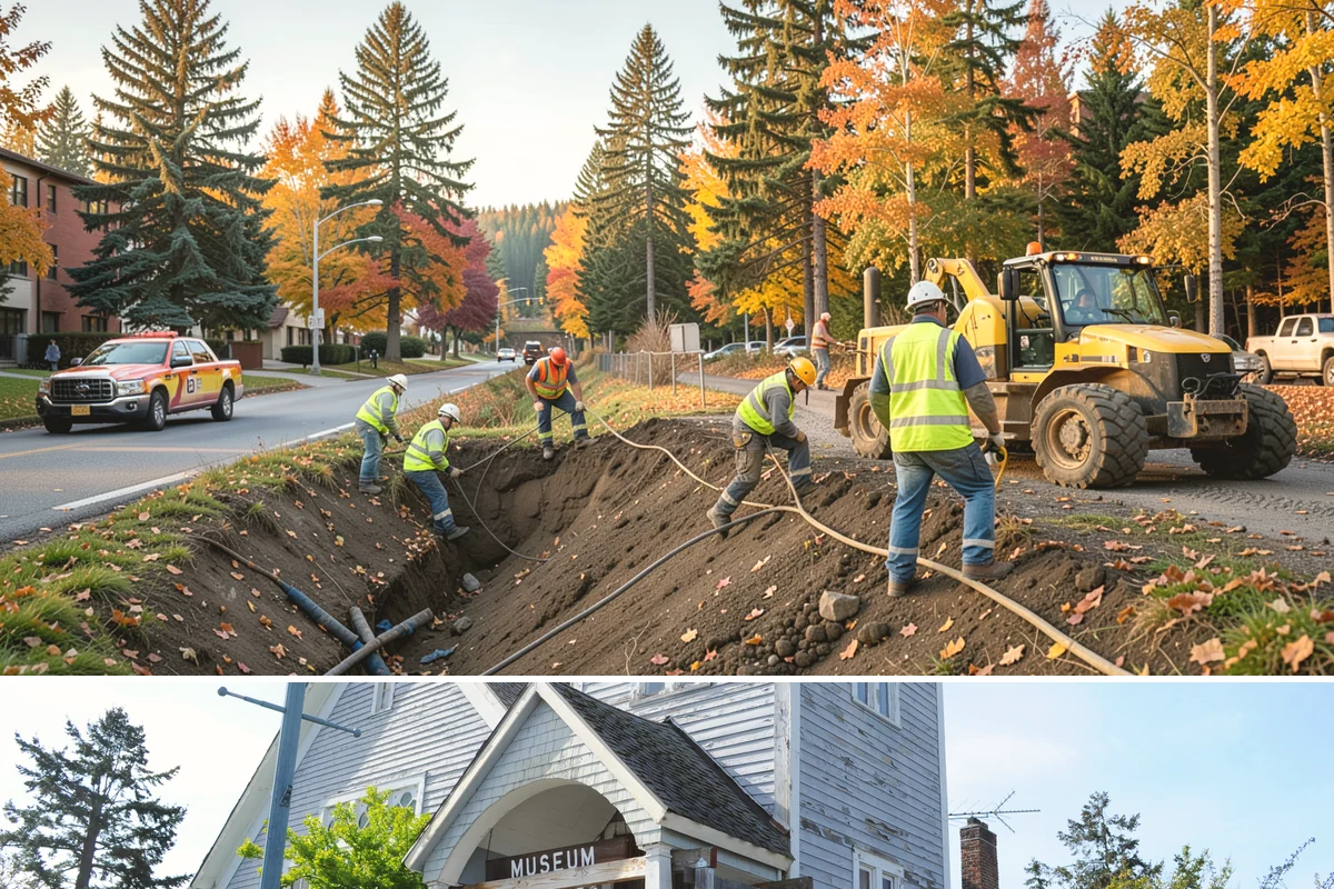 Roadside Brush Clearing in Steilacoom, Pierce County, WA - Brush clearing runs efficiently in late summer and fall when soils firm up, though winter dormant-season work improves visibility...