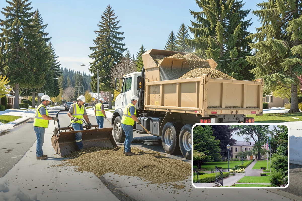 Roadside Brush Clearing in Woodinville, King County, WA - Reopens the recovery clear zone for roadway safety
