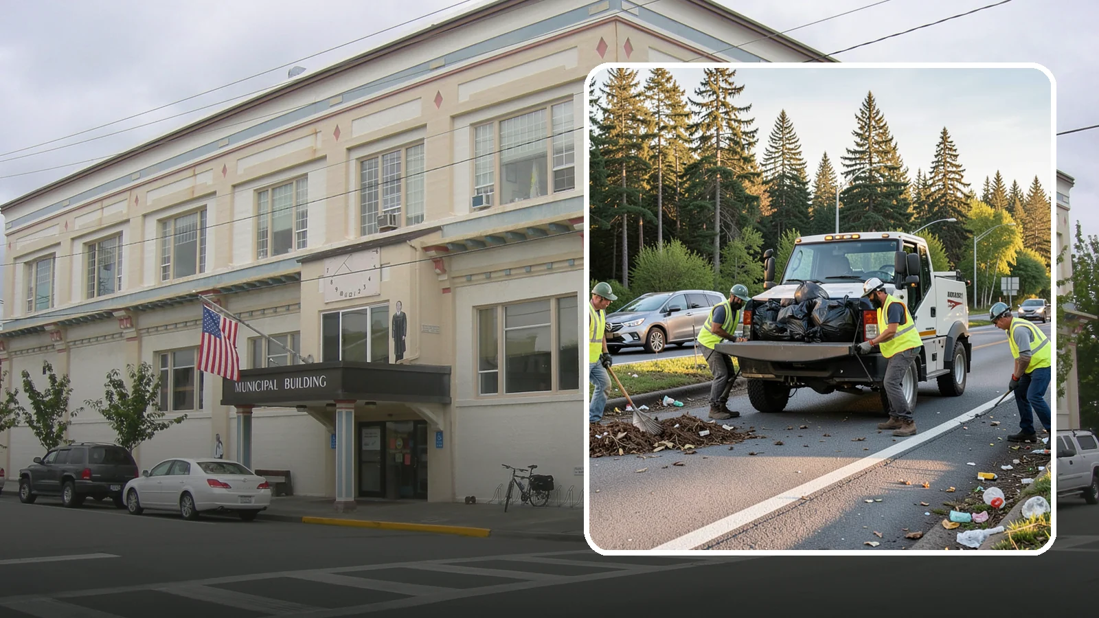 Roadside Cleanup in Anacortes, Skagit County, WA - Litter and debris collection along arterials, highways, and adopt-a-road corridors under safe work-zone controls.