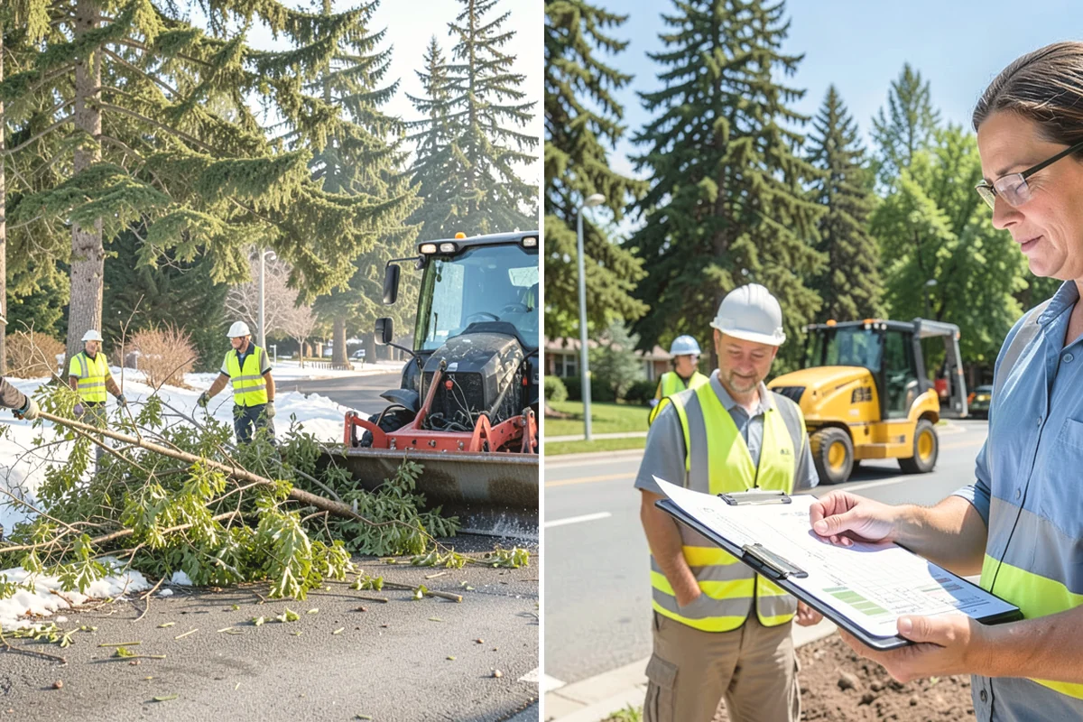 Roadside Cleanup in Anacortes, Skagit County, WA - Plan segments and set required work-zone traffic control
