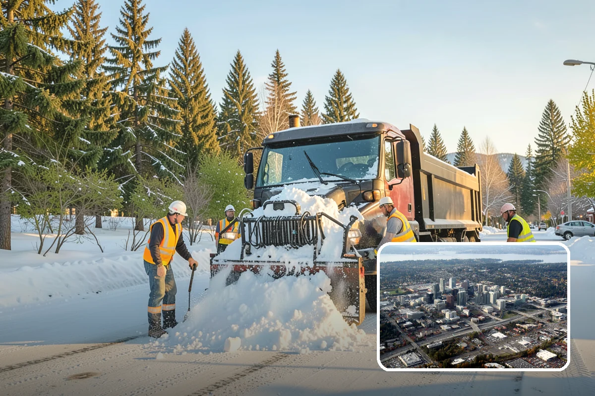 Roadside Cleanup in Bellevue, King County, WA - Compliant work-zone traffic control for crew and driver safety