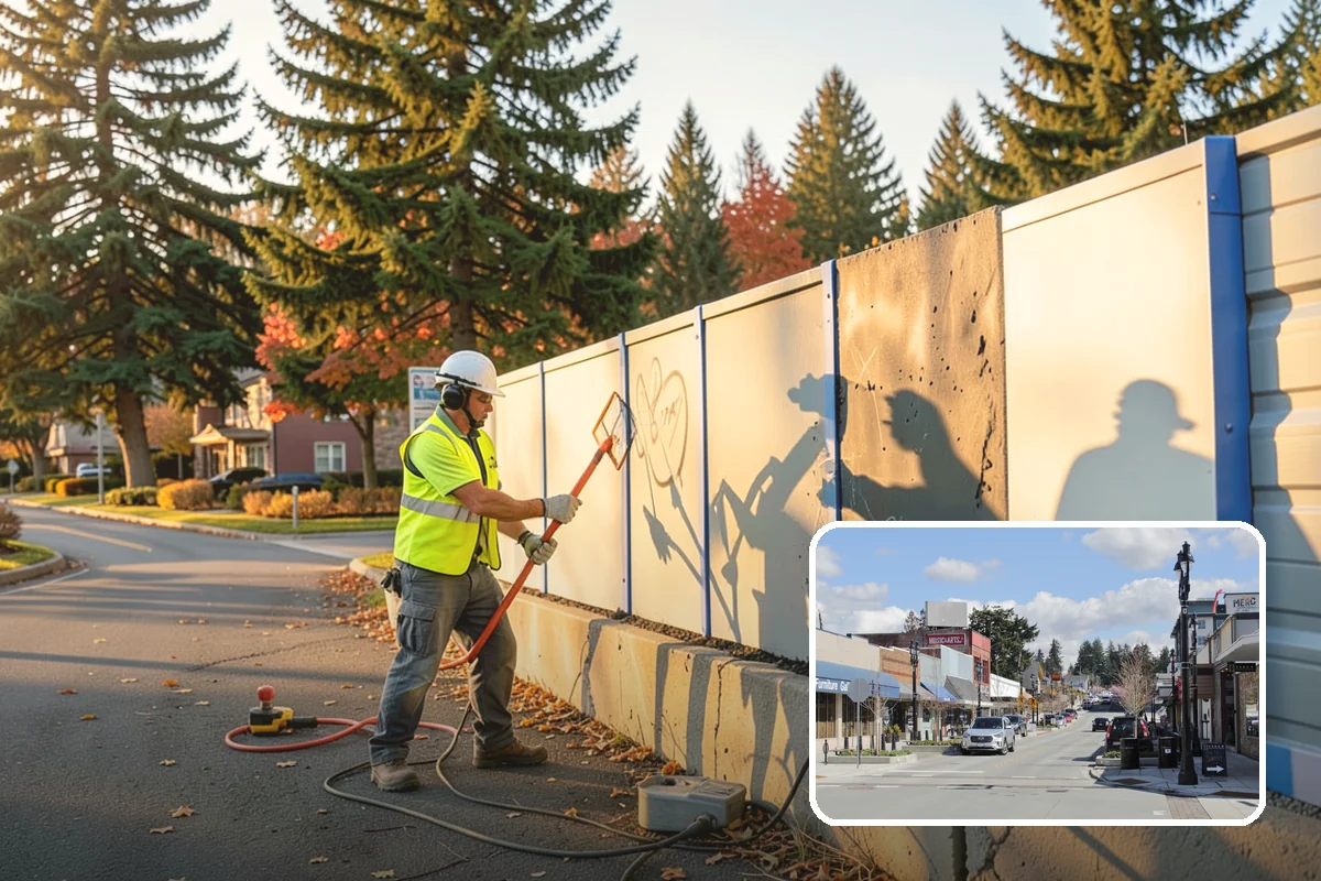 Roadside Cleanup in Bothell, King County, WA - Compliant work-zone traffic control for crew and driver safety