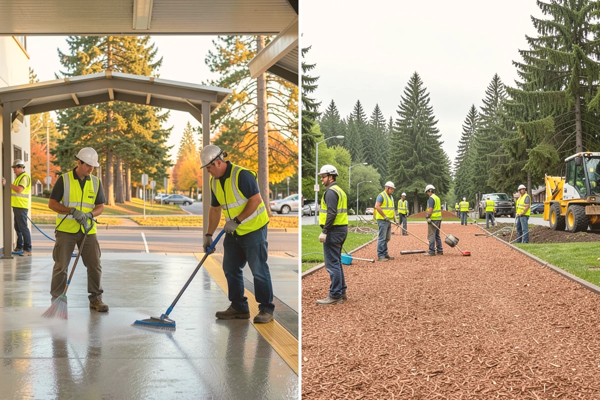 Roadside Cleanup in Edmonds, Snohomish County, WA - Plan segments and set required work-zone traffic control