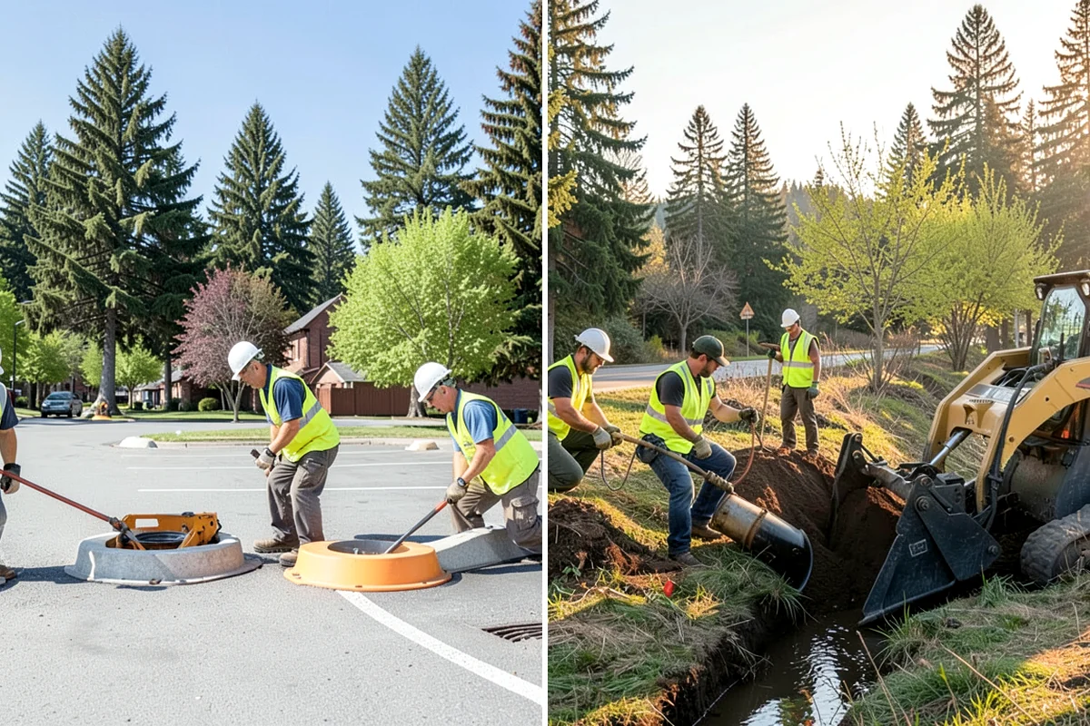 Roadside Cleanup in Enumclaw, King County, WA - Plan segments and set required work-zone traffic control
