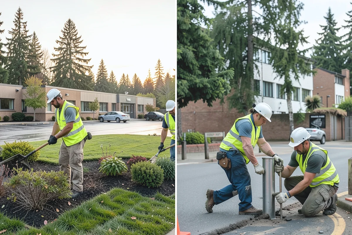 Roadside Cleanup in Granite Falls, Snohomish County, WA - Plan segments and set required work-zone traffic control