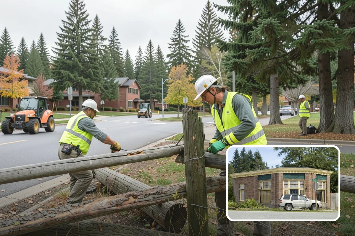 Roadside Cleanup in Hamilton, Skagit County, WA - Compliant work-zone traffic control for crew and driver safety