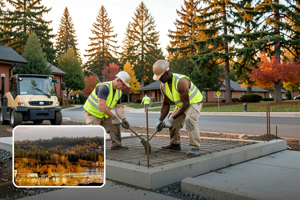 Roadside Cleanup in Kenmore, King County, WA - Compliant work-zone traffic control for crew and driver safety