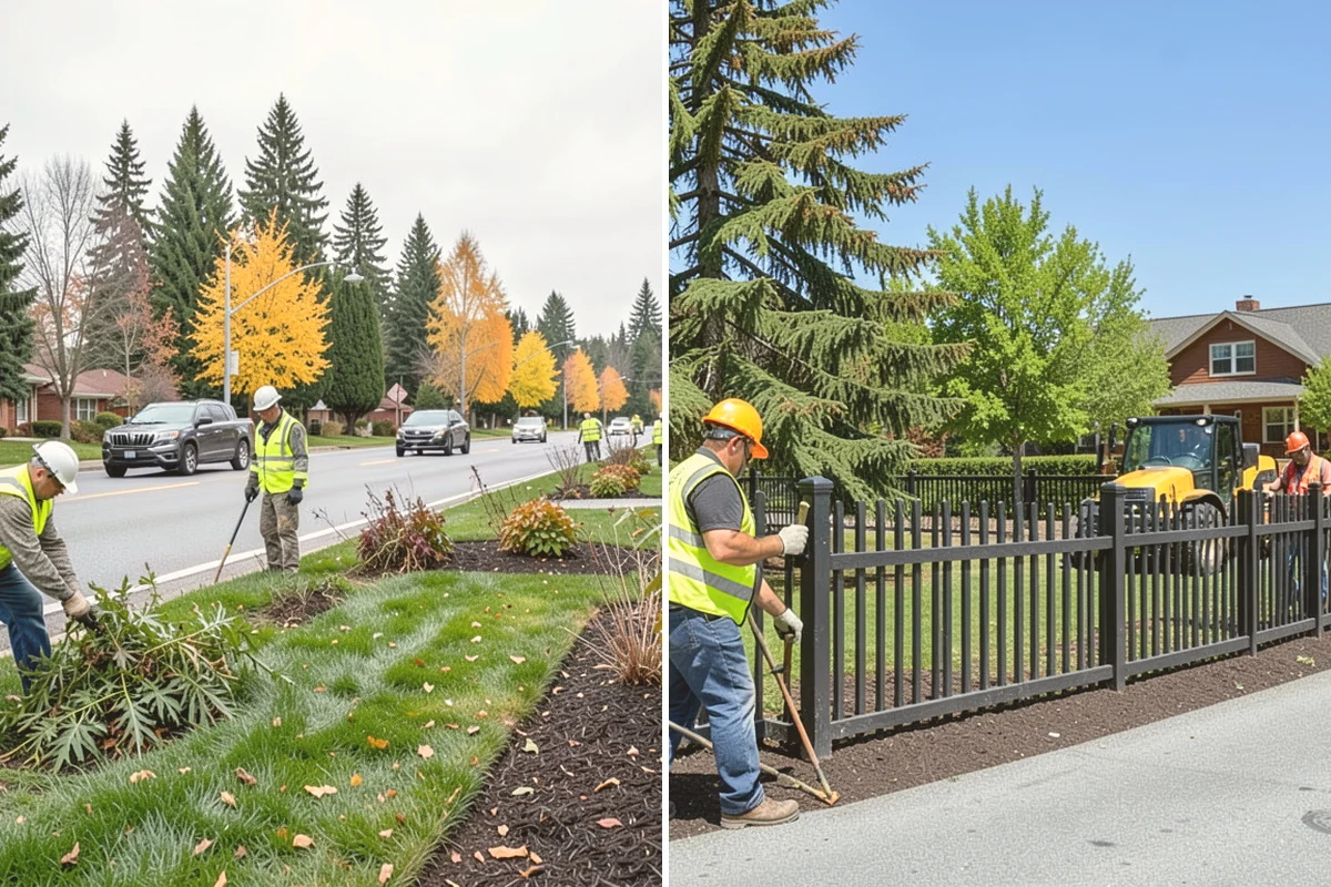 Roadside Cleanup in Kent, King County, WA - Plan segments and set required work-zone traffic control