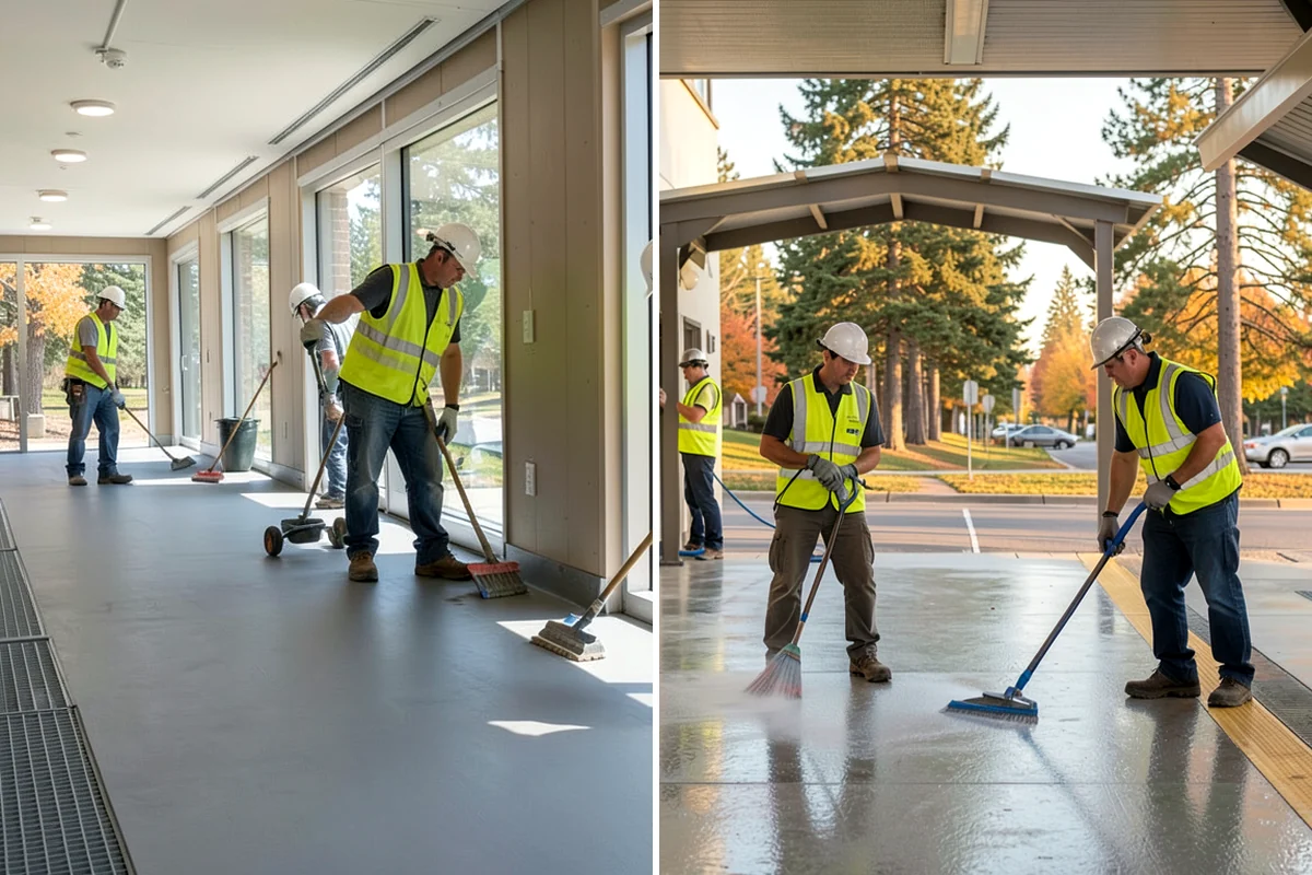 Roadside Cleanup in Lake Forest Park, King County, WA - Plan segments and set required work-zone traffic control