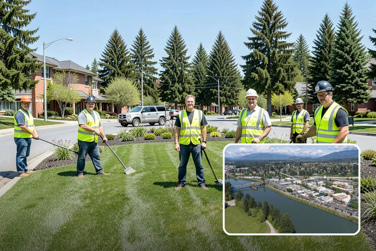 Roadside Cleanup in Mount Vernon, Skagit County, WA - Compliant work-zone traffic control for crew and driver safety
