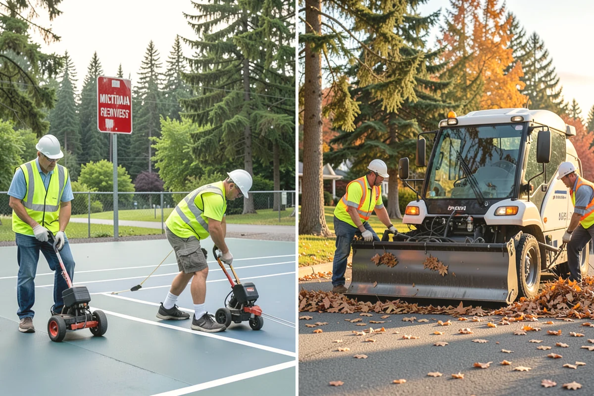 Roadside Cleanup in North Bend, King County, WA - Plan segments and set required work-zone traffic control