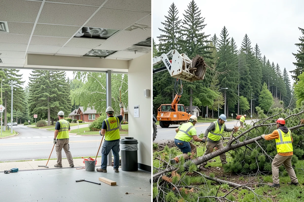 Roadside Cleanup in Puyallup, Pierce County, WA - Plan segments and set required work-zone traffic control