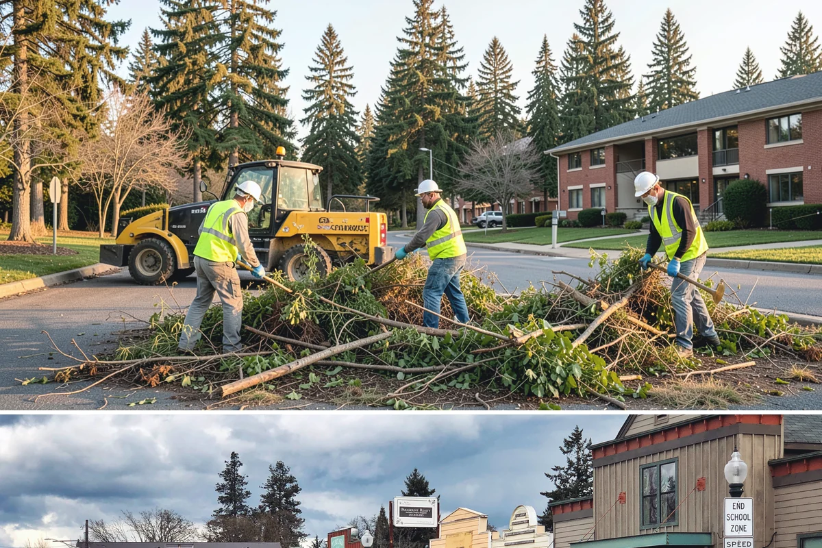 Roadside Cleanup in Roy, Pierce County, WA - Cleanups are scheduled across the year, with major sweeps common ahead of summer travel and after winter storm debris accumulates.