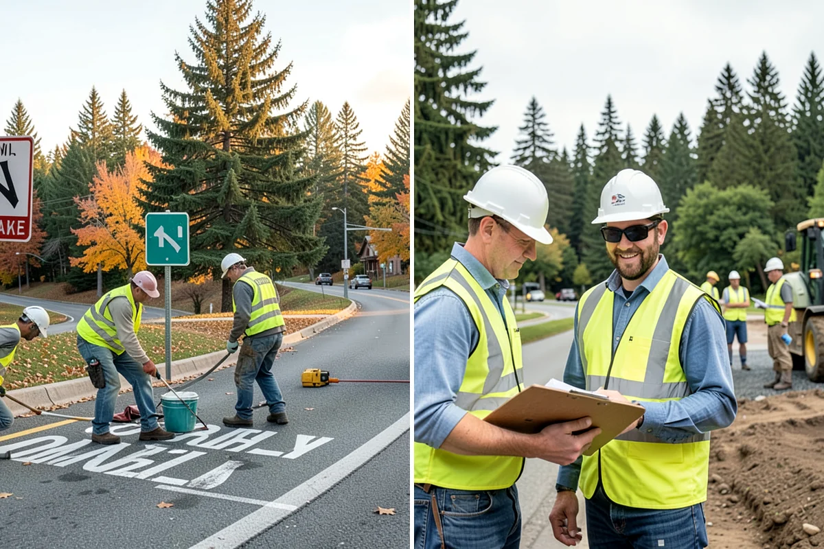 Roadside Cleanup in Seattle, King County, WA - Plan segments and set required work-zone traffic control