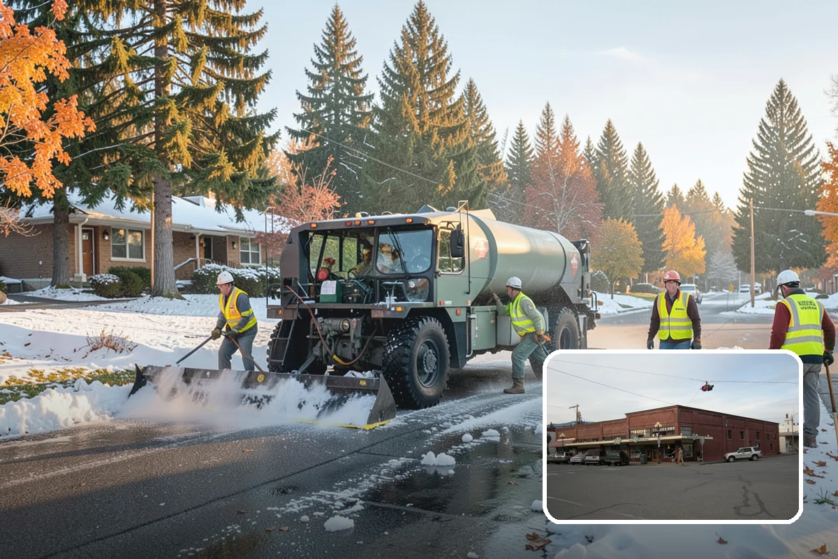 Roadside Cleanup in Sedro-Woolley, Skagit County, WA - Compliant work-zone traffic control for crew and driver safety
