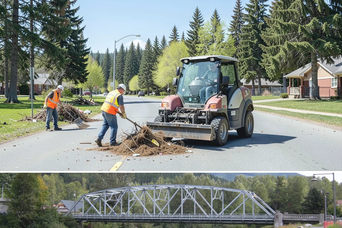 Roadside Cleanup in Skykomish, King County, WA - Cleanups are scheduled across the year, with major sweeps common ahead of summer travel and after winter storm debris accumulates.