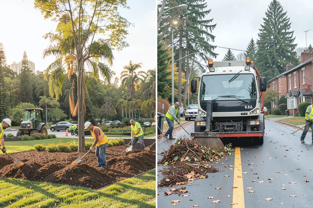 Roadside Cleanup in South Prairie, Pierce County, WA - Plan segments and set required work-zone traffic control