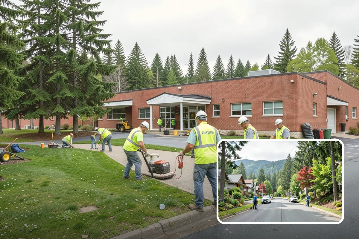 Roadside Litter Removal in Darrington, Snohomish County, WA - Improves corridor appearance and community pride