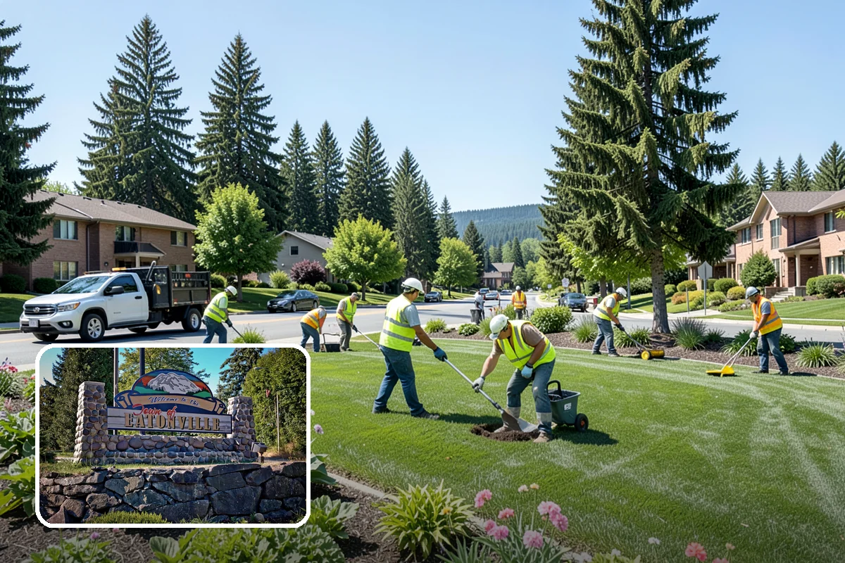 Roadside Litter Removal in Eatonville, Pierce County, WA - Improves corridor appearance and community pride