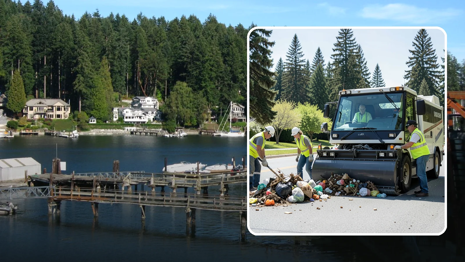 Roadside Litter Removal in Gig Harbor, Pierce County, WA - Systematic roadside litter and debris removal that keeps public corridors clean, safe, and presentable.