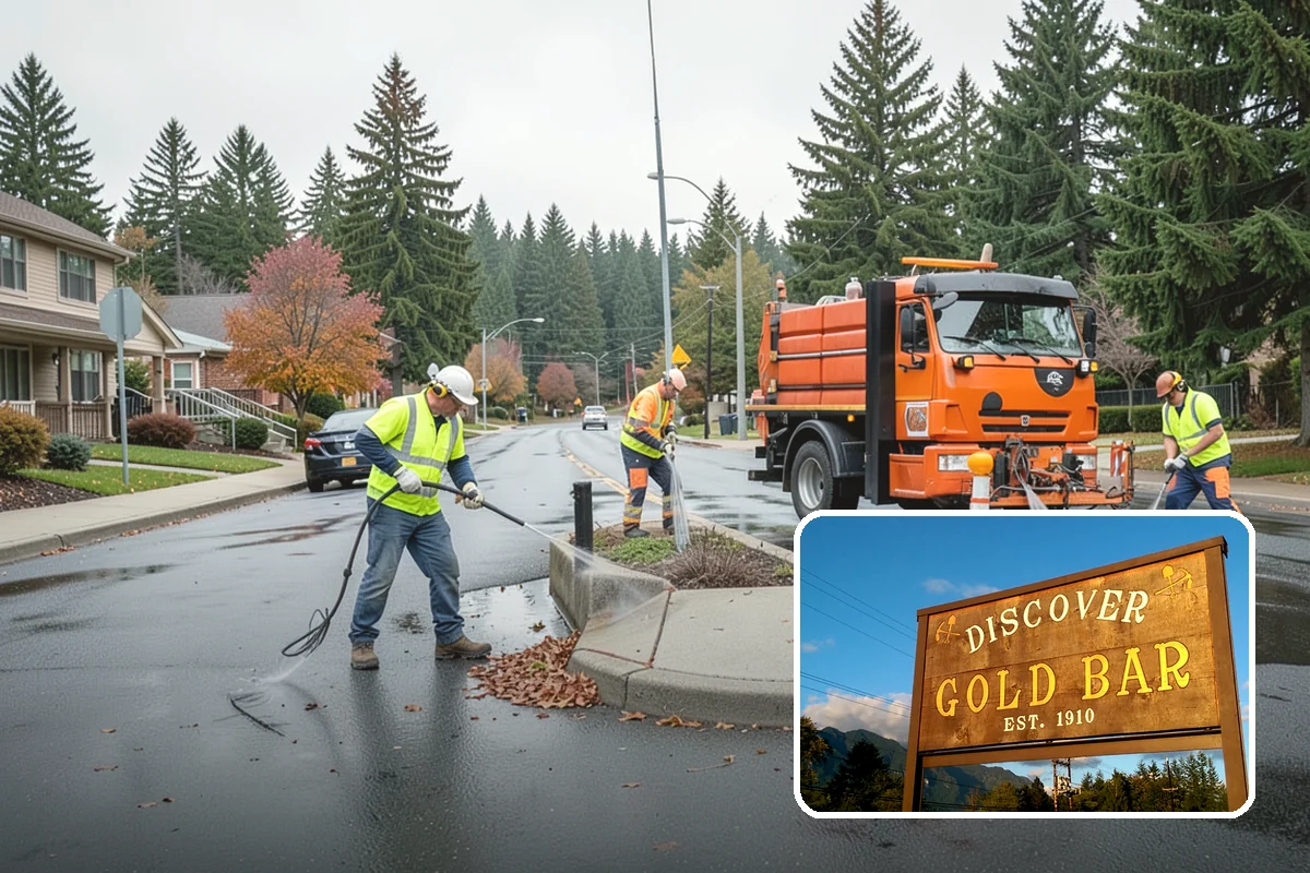 Roadside Litter Removal in Gold Bar, Snohomish County, WA - Improves corridor appearance and community pride
