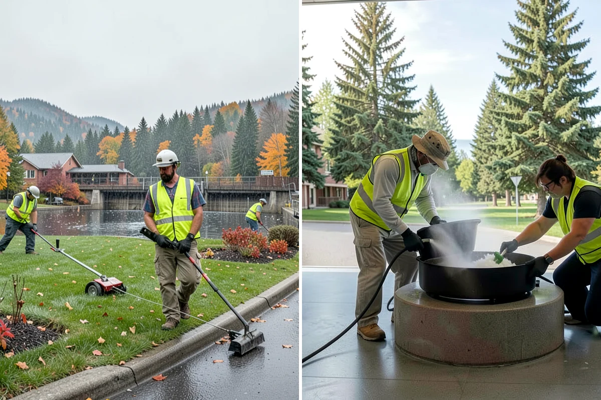 Roadside Litter Removal in Lake Forest Park, King County, WA - Define routes, collection frequency, and hazardous-item protocols