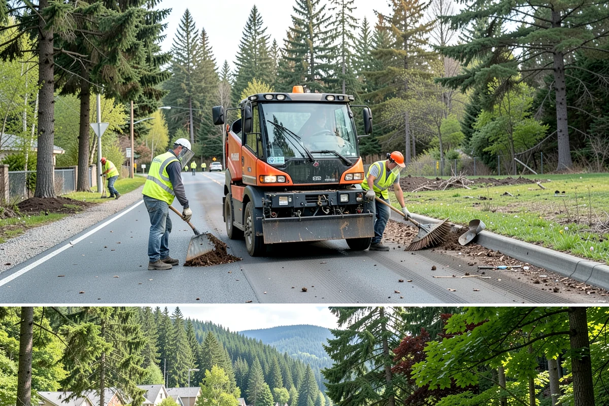 Roadside Litter Removal in Lake Forest Park, King County, WA - Litter removal is valuable year-round, with intensified passes after winter storms scatter debris and ahead of spring and summer...