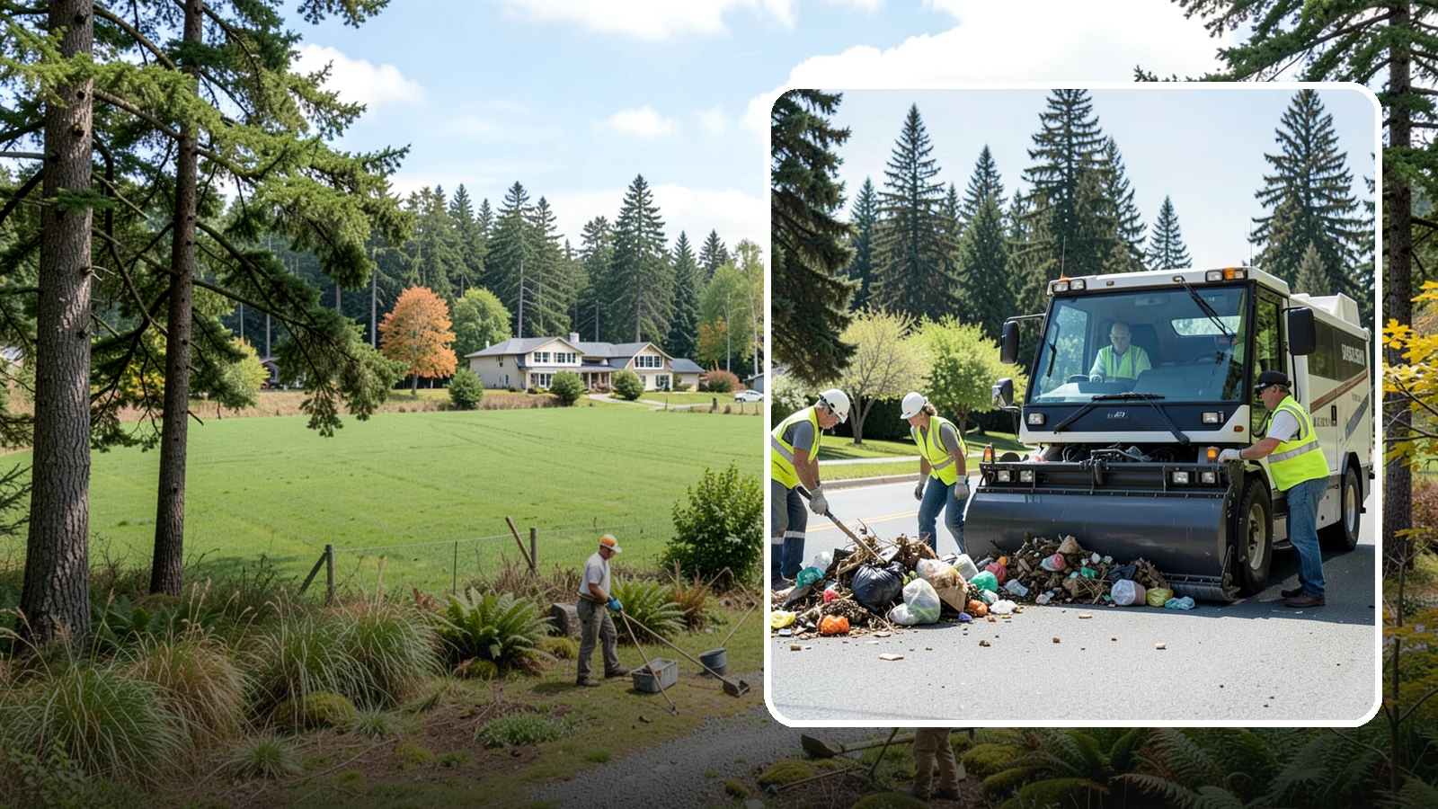 Roadside Litter Removal in Lyman, Skagit County, WA - Systematic roadside litter and debris removal that keeps public corridors clean, safe, and presentable.