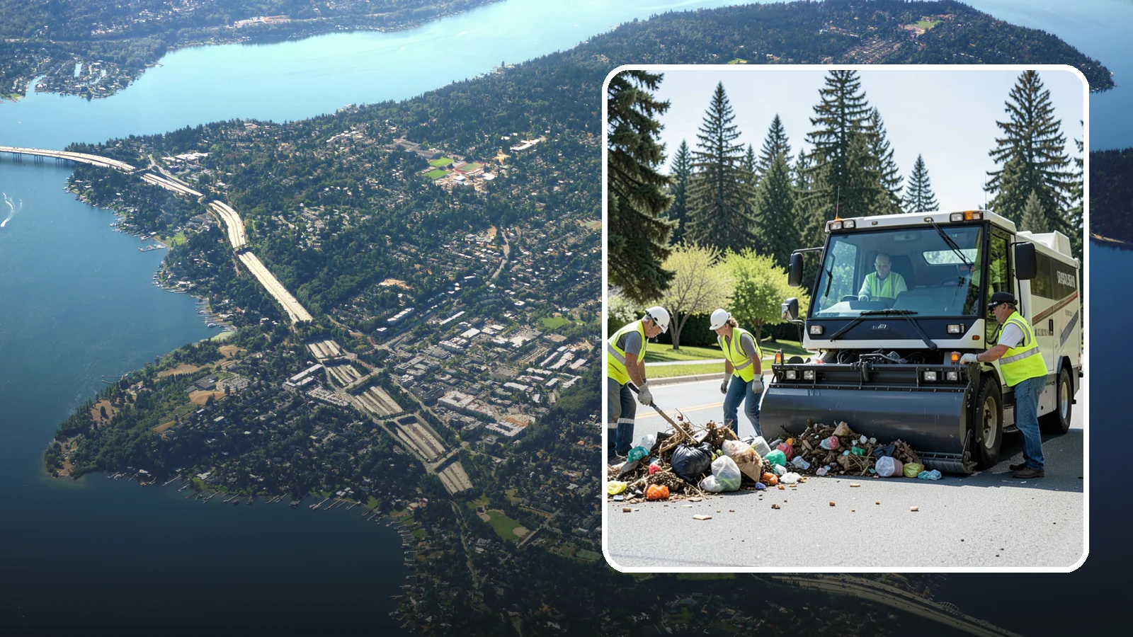 Roadside Litter Removal in Mercer Island, King County, WA - Systematic roadside litter and debris removal that keeps public corridors clean, safe, and presentable.