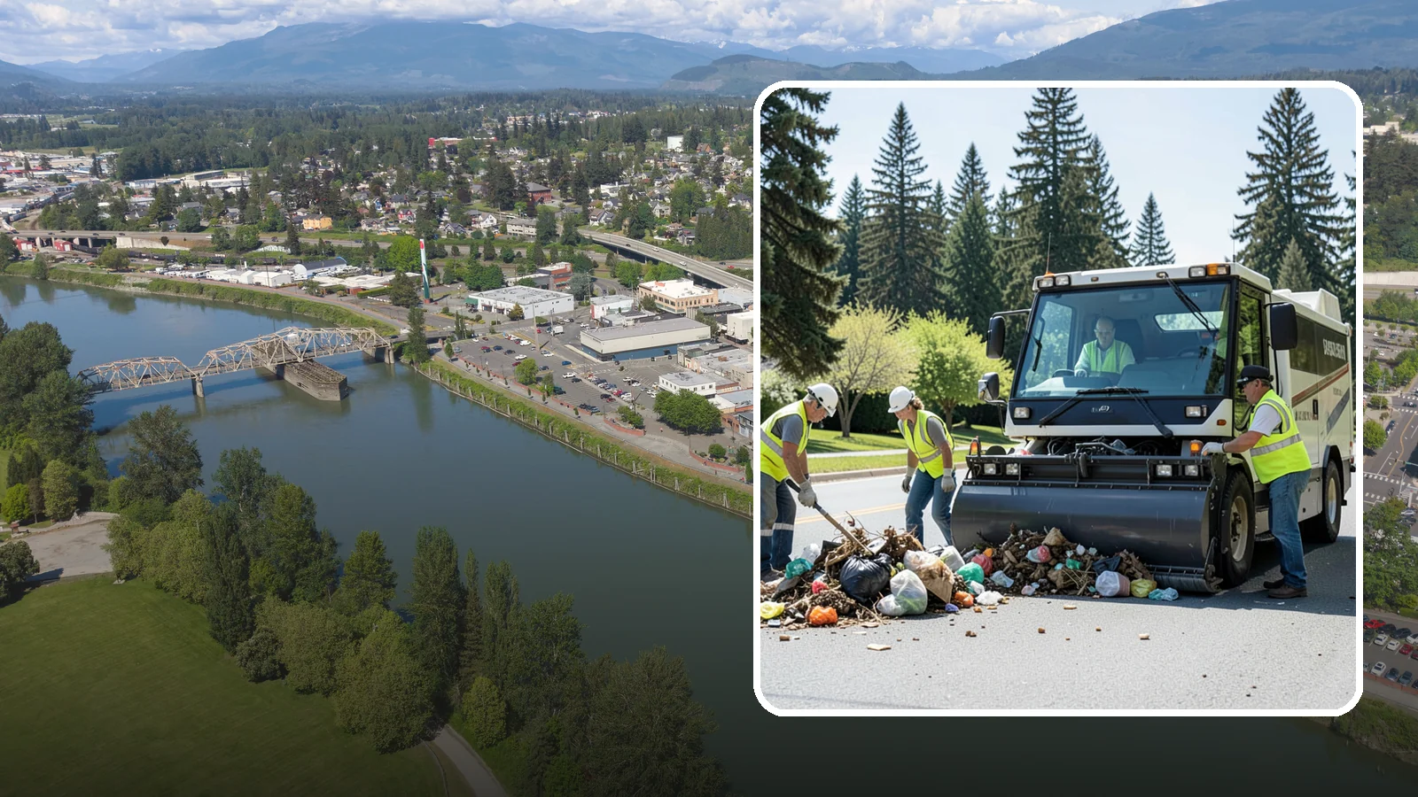 Roadside Litter Removal in Mount Vernon, Skagit County, WA - Systematic roadside litter and debris removal that keeps public corridors clean, safe, and presentable.