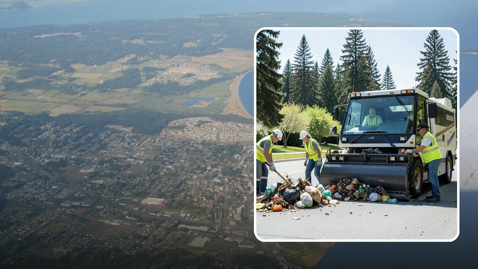 Roadside Litter Removal in Oak Harbor, Island County, WA - Systematic roadside litter and debris removal that keeps public corridors clean, safe, and presentable.