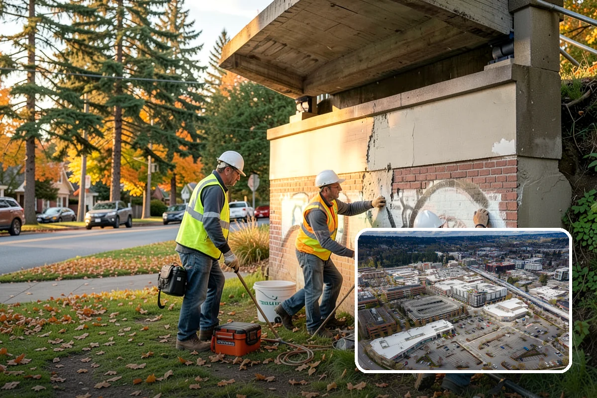 Roadside Litter Removal in Redmond, King County, WA - Improves corridor appearance and community pride