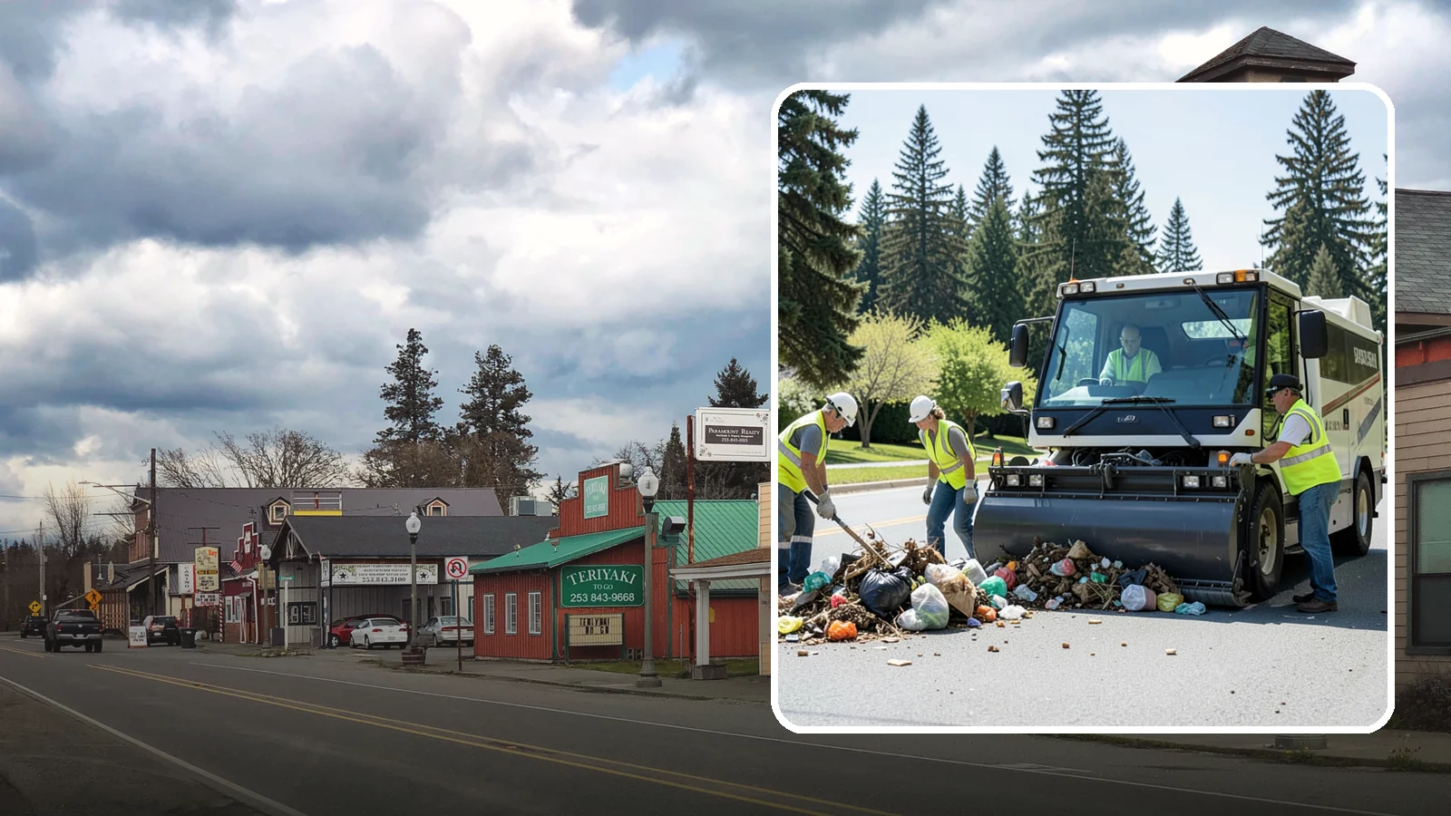 Roadside Litter Removal in Roy, Pierce County, WA - Systematic roadside litter and debris removal that keeps public corridors clean, safe, and presentable.