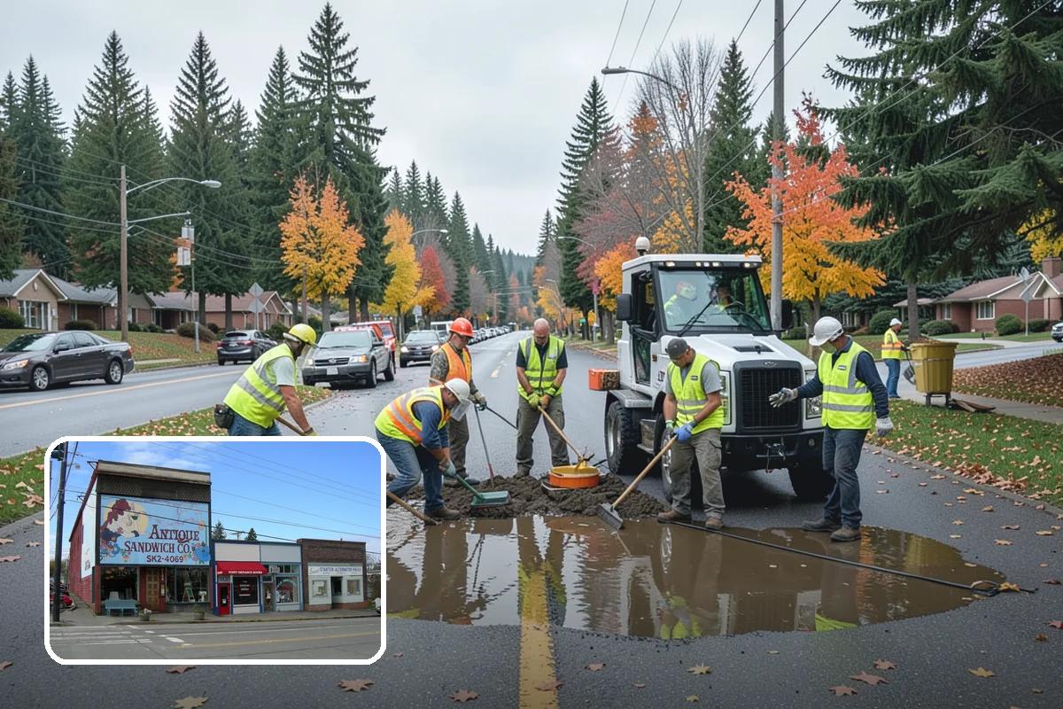 Roadside Litter Removal in Ruston, Pierce County, WA - Improves corridor appearance and community pride