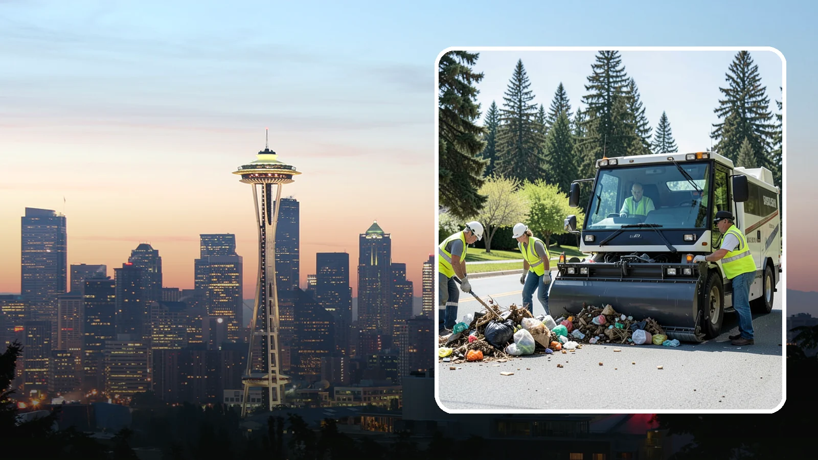 Roadside Litter Removal in Seattle, King County, WA - Systematic roadside litter and debris removal that keeps public corridors clean, safe, and presentable.