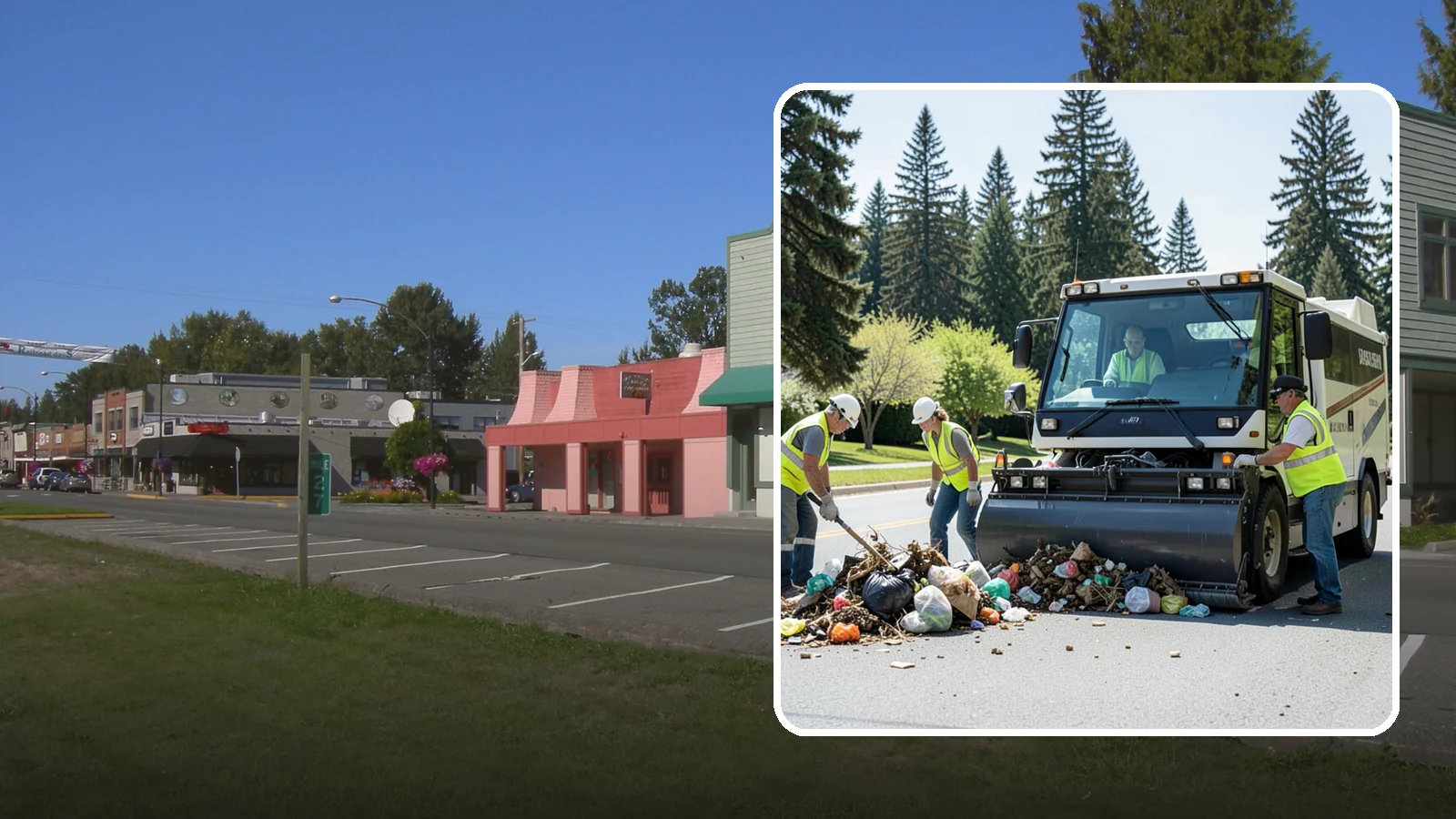 Roadside Litter Removal in Snoqualmie, King County, WA - Systematic roadside litter and debris removal that keeps public corridors clean, safe, and presentable.