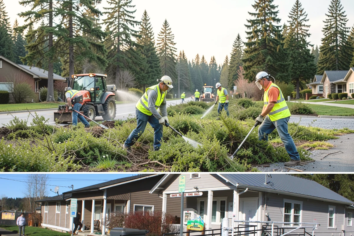 Roadside Litter Removal in South Prairie, Pierce County, WA - Litter removal is valuable year-round, with intensified passes after winter storms scatter debris and ahead of spring and summer...