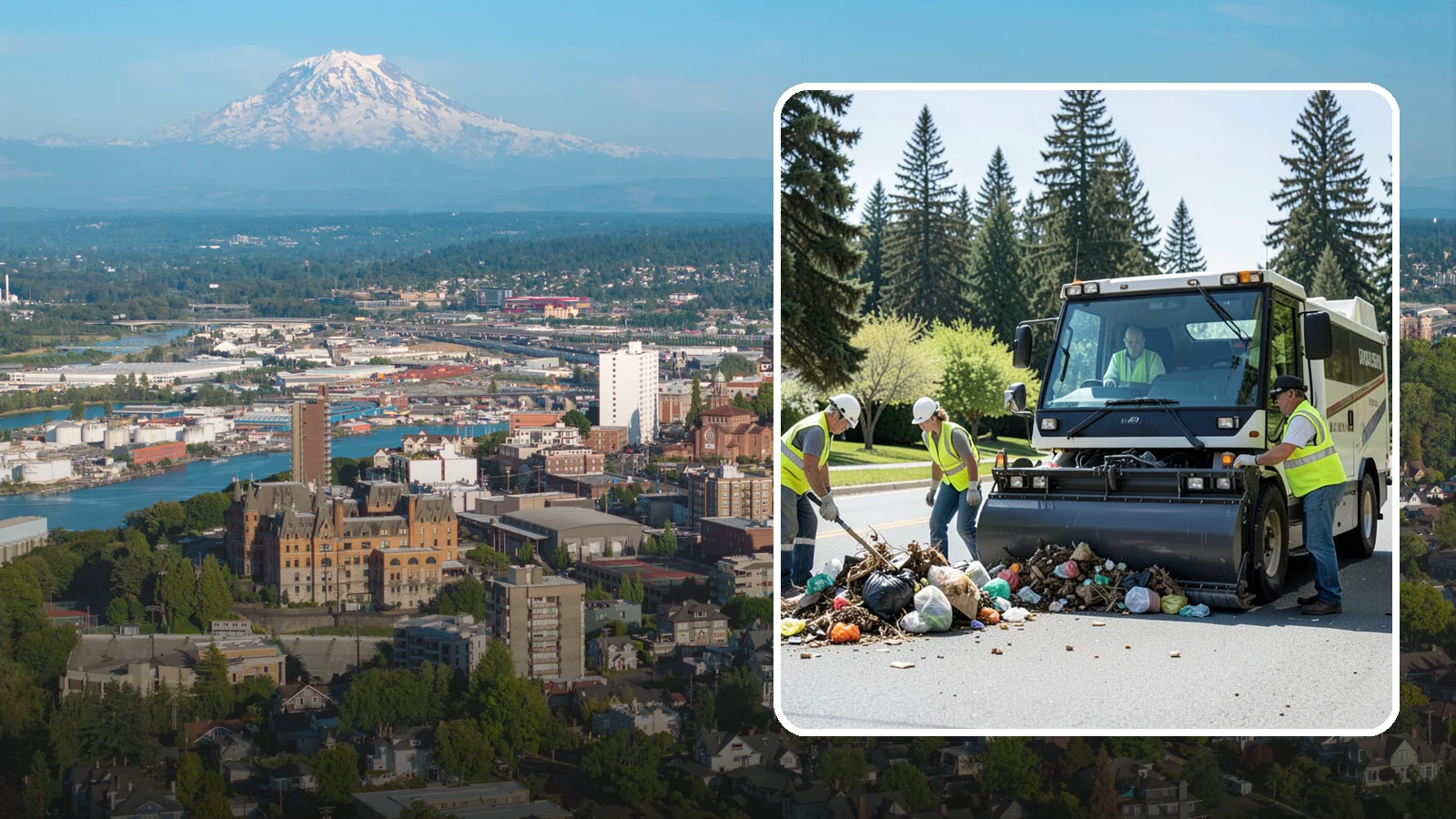 Roadside Litter Removal in Tacoma, Pierce County, WA - Systematic roadside litter and debris removal that keeps public corridors clean, safe, and presentable.