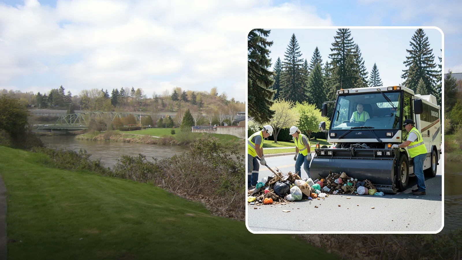 Roadside Litter Removal in Tukwila, King County, WA - Systematic roadside litter and debris removal that keeps public corridors clean, safe, and presentable.