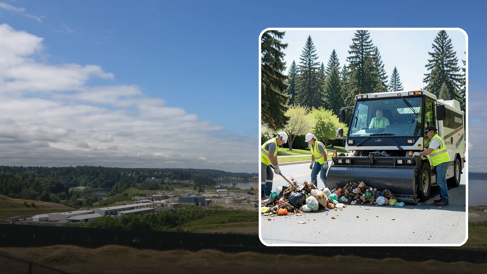 Roadside Litter Removal in University Place, Pierce County, WA - Systematic roadside litter and debris removal that keeps public corridors clean, safe, and presentable.
