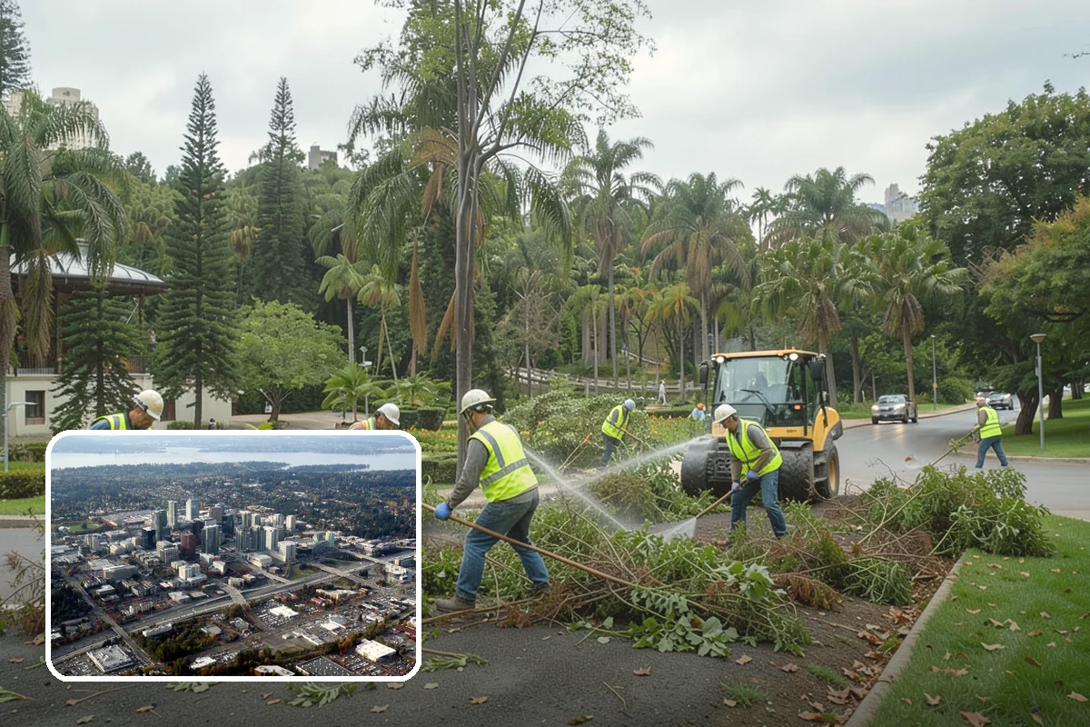 Roadside Mowing in Bellevue, King County, WA - Maintains clear sight distance at curves, driveways, and intersections