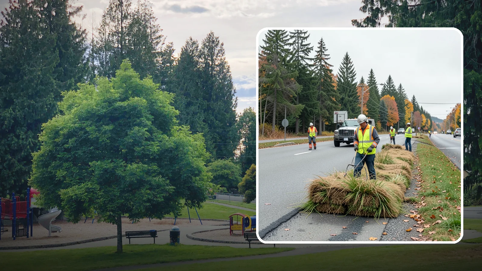 Roadside Mowing in Bonney Lake, Pierce County, WA - Scheduled roadside mowing that keeps municipal travel lanes, shoulders, and sight corridors clear for Western Washington agencies.