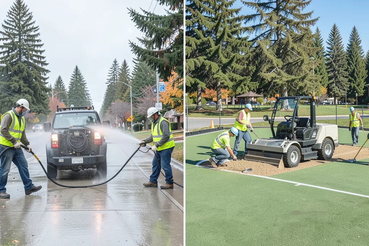 Roadside Mowing in Bonney Lake, Pierce County, WA - Confirm route mileage, cut-height specs, and level-of-service targets with the public works liaison