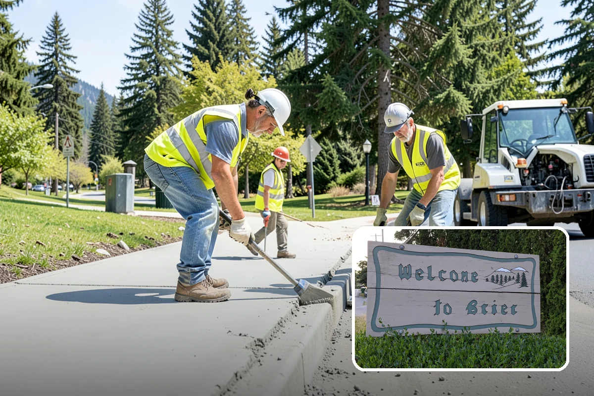 Roadside Mowing in Brier, Snohomish County, WA - Maintains clear sight distance at curves, driveways, and intersections