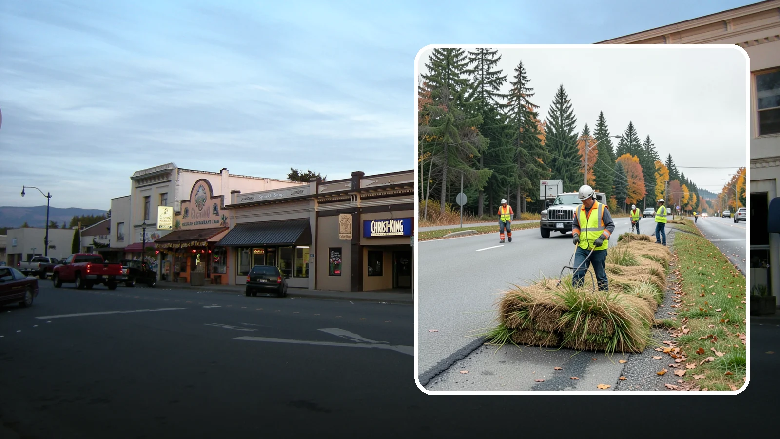 Roadside Mowing in Burlington, Skagit County, WA - Scheduled roadside mowing that keeps municipal travel lanes, shoulders, and sight corridors clear for Western Washington agencies.