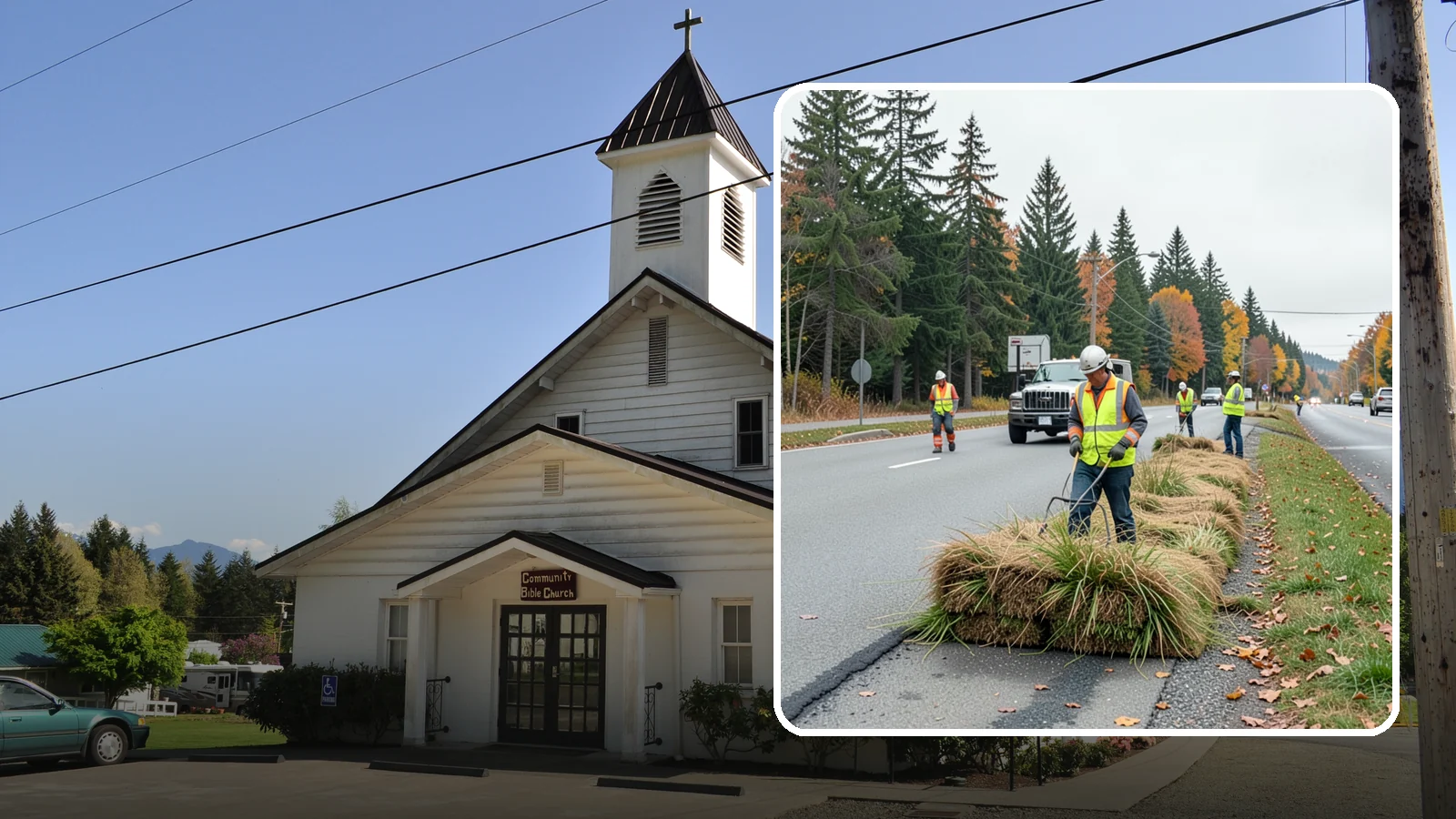 Roadside Mowing in Concrete, Skagit County, WA - Scheduled roadside mowing that keeps municipal travel lanes, shoulders, and sight corridors clear for Western Washington agencies.